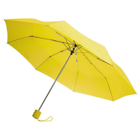 Зонт складной Basic, желтый - подробное фото