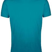 Футболка мужская приталенная REGENT FIT 150, винтажный синий - фото