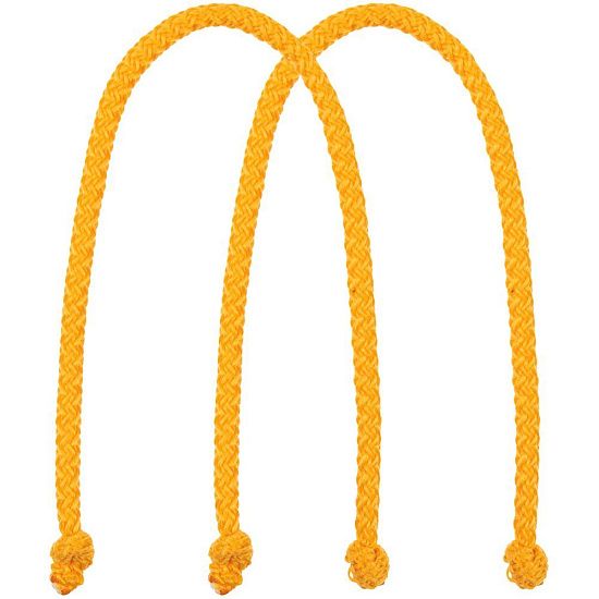 Ручки Corda для пакета M, желтые - подробное фото