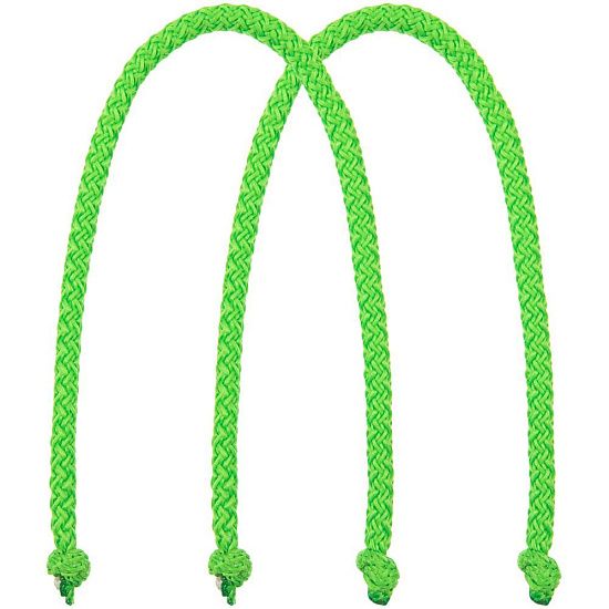 Ручки Corda для пакета M, ярко-зеленые (салатовые) - подробное фото