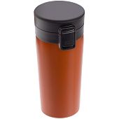 Термостакан с ситечком No Leak Infuser, оранжевый - фото