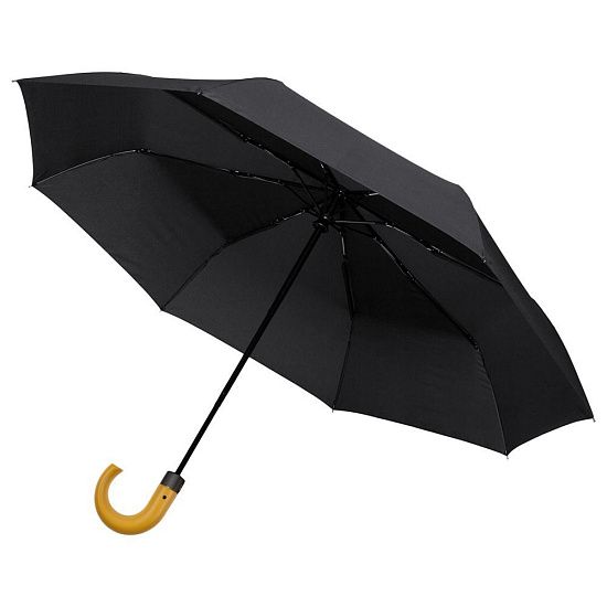 Зонт складной Classic, черный - подробное фото