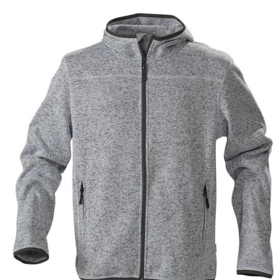 Куртка флисовая мужская RICHMOND, серый меланж - подробное фото