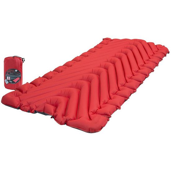 Надувной коврик Insulated Static V Luxe, красный - подробное фото