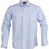 Рубашка мужская в полоску RENO, голубая - фото