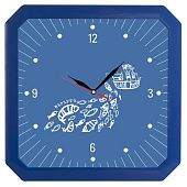 Часы настенные «Квадро», синие - фото