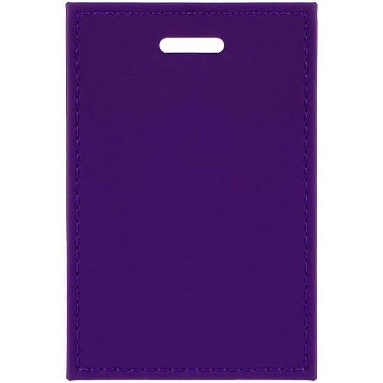 Чехол для пропуска Shall, фиолетовый - подробное фото