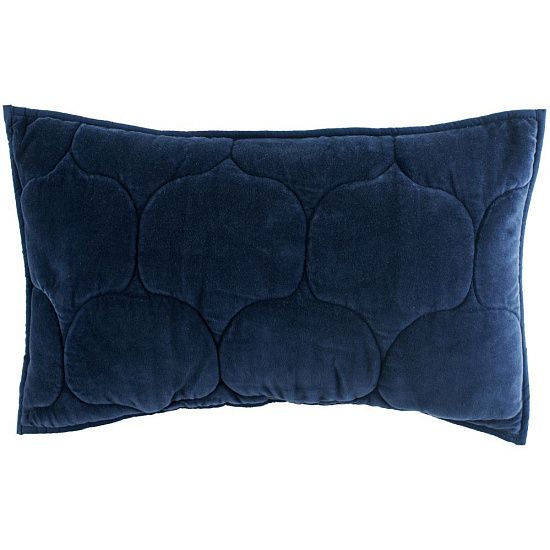 Чехол на подушку «Хвойное утро», прямоугольный, темно-синий - подробное фото