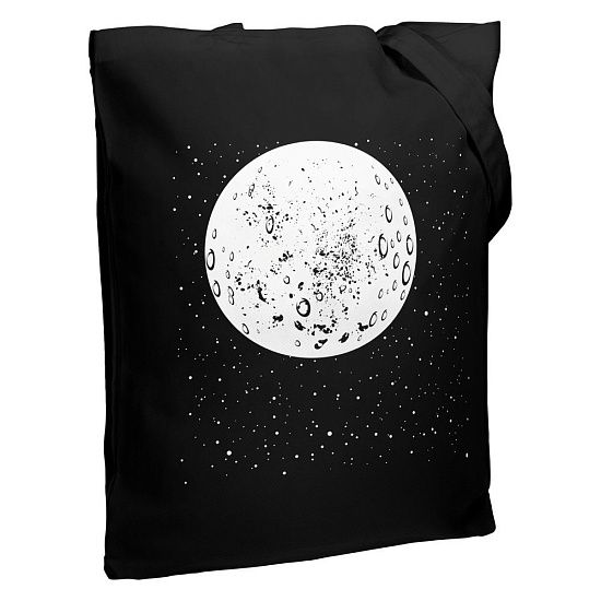 Холщовая сумка «Что вечно под Луной» со светящимся принтом - подробное фото