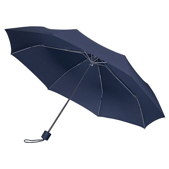 Зонт складной Light, темно-синий - подробное фото