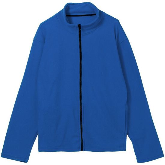 Куртка флисовая унисекс Manakin, ярко-синяя - подробное фото