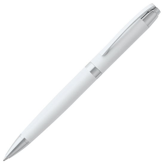 Ручка шариковая Razzo Chrome, белая - подробное фото