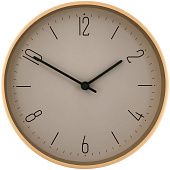 Часы настенные Jewel, серо-бежевые - фото