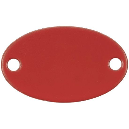 Шильдик металлический Alfa Oval, красный - подробное фото