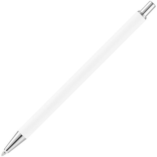Ручка шариковая Slim Beam, белая - подробное фото