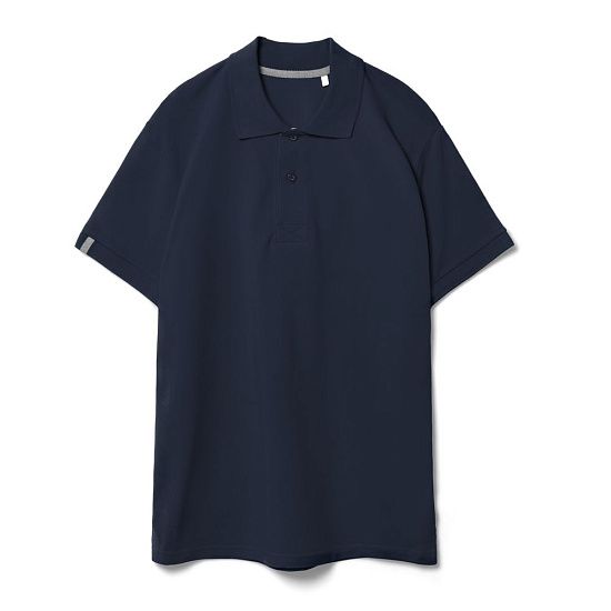 Рубашка поло мужская Virma Premium, темно-синяя - подробное фото