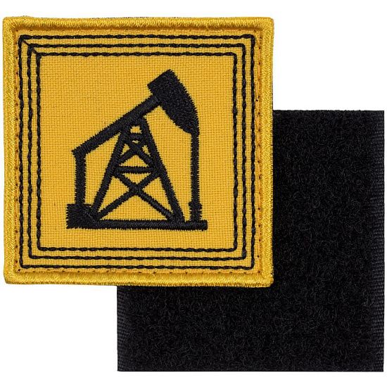 Шеврон на липучке «Нефтяная качалка» - подробное фото