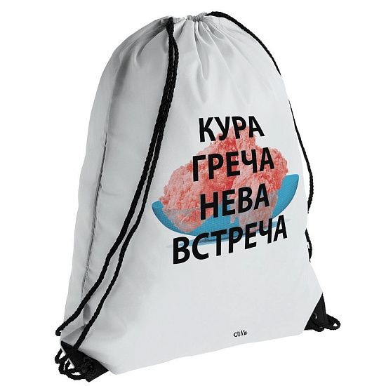 Рюкзак «Кура-греча», белый - подробное фото