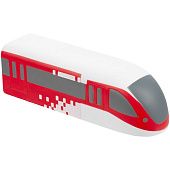 Антистресс «Поезд», белый с красным - фото