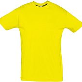 Футболка REGENT 150, желтая (лимонная) - фото
