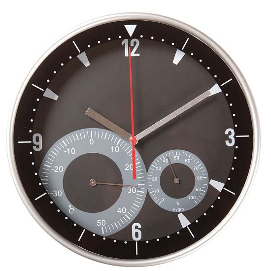 Часы настенные Rule с термометром и гигрометром - подробное фото