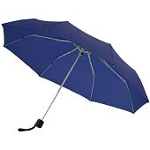 Зонт складной Fiber Alu Light, темно-синий - фото