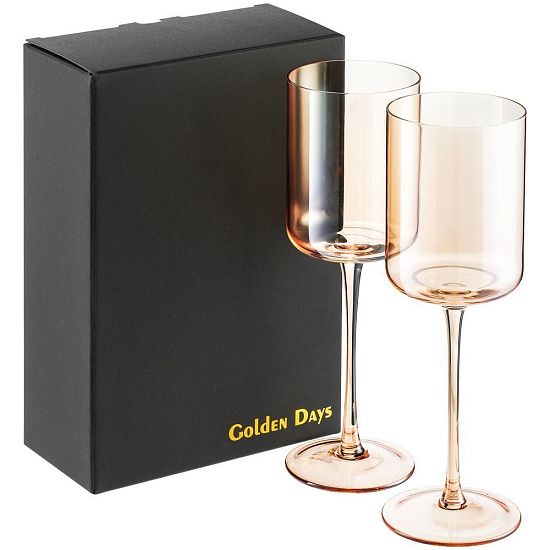 Набор из 2 бокалов для вина Golden Days - подробное фото