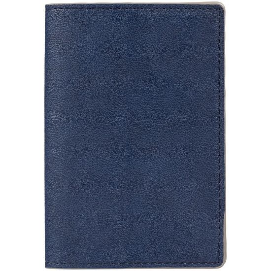 Обложка для паспорта Petrus, синяя - подробное фото