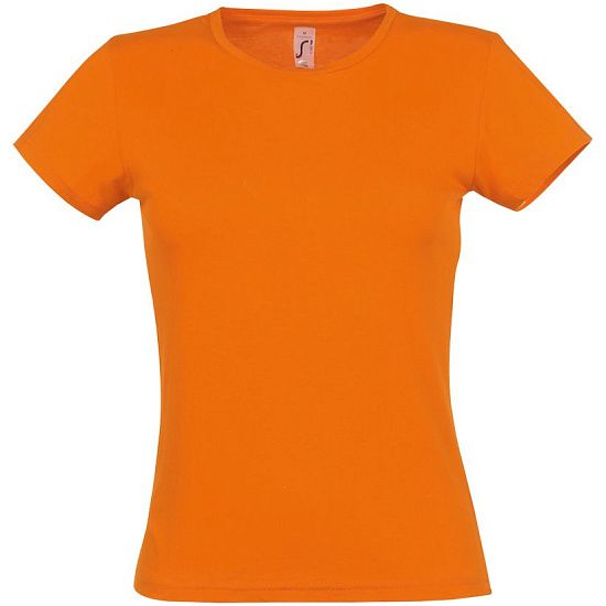 Футболка женская MISS 150, оранжевая - подробное фото