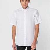 Рубашка мужская с коротким рукавом Collar, белая - фото