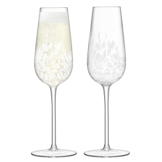 Набор бокалов для шампанского Stipple - подробное фото