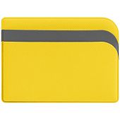 Чехол для карточек Dual, желтый - фото