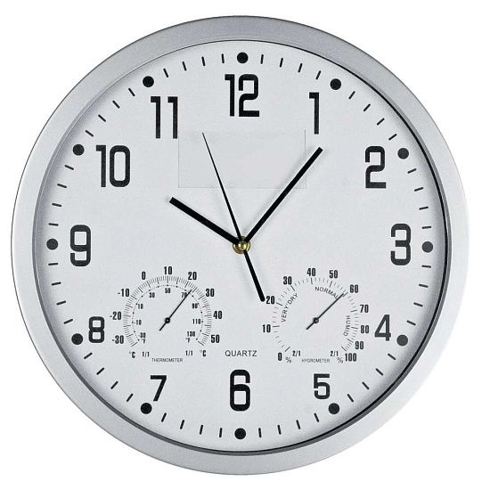 Часы настенные INSERT2, белые - подробное фото