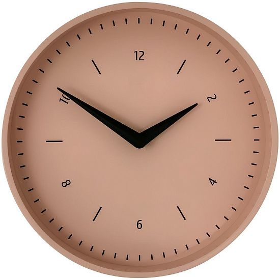 Часы настенные Peddy, пыльно-розовые - подробное фото