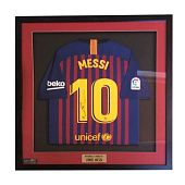 Футболка ФК «Барселона» с автографом Лионеля Месси - фото