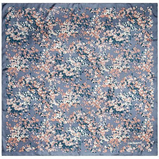 Платок Etincelle Silk, серо-голубой - подробное фото