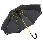 Зонт-трость с цветными спицами Color Style, желтый - фото