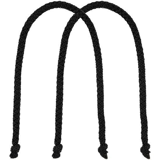 Ручки Corda для пакета M, черные - подробное фото
